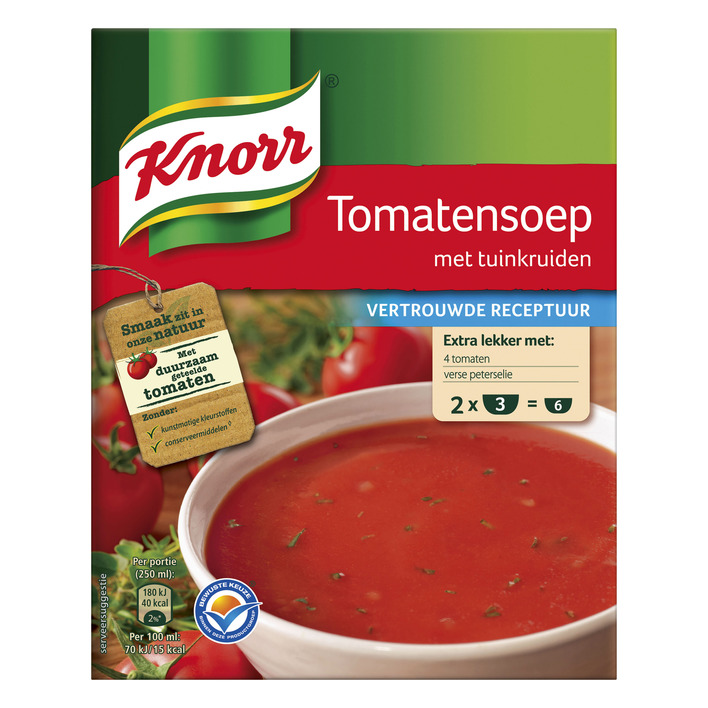 Knorr Mix voor tomatensoep