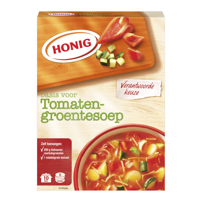 Honig Basis voor tomaten-groentesoep