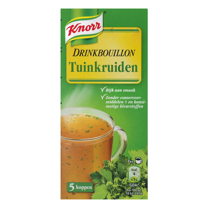 Knorr Drinkbouillon tuinkruiden
