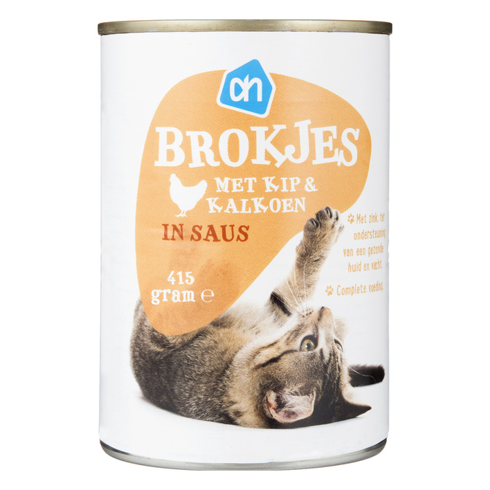 AH Blik brokjes kip kalkoen