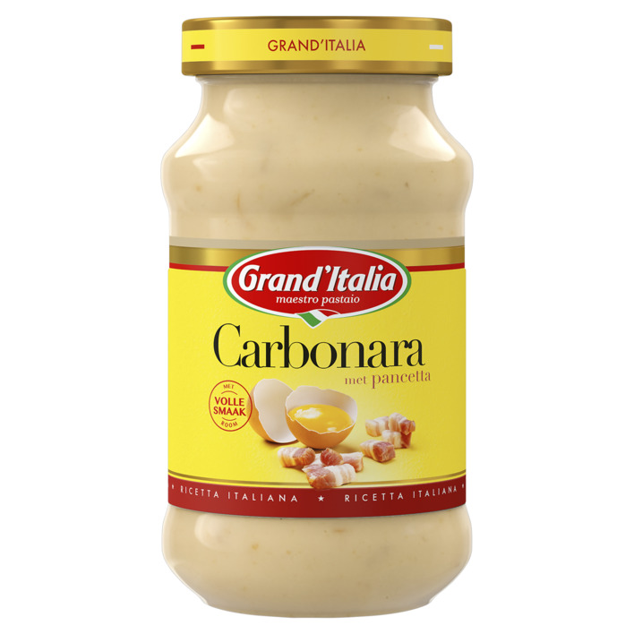 Grand' Italia Carbonara met pancetta
