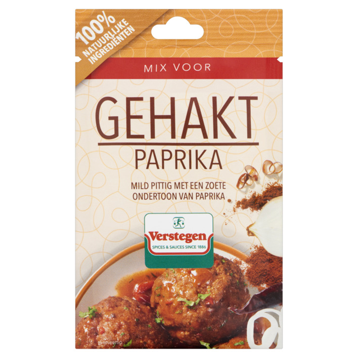 Verstegen Kruidenmix voor gehakt met paprika