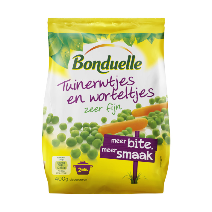 Bonduelle Erwtjes en worteltjes