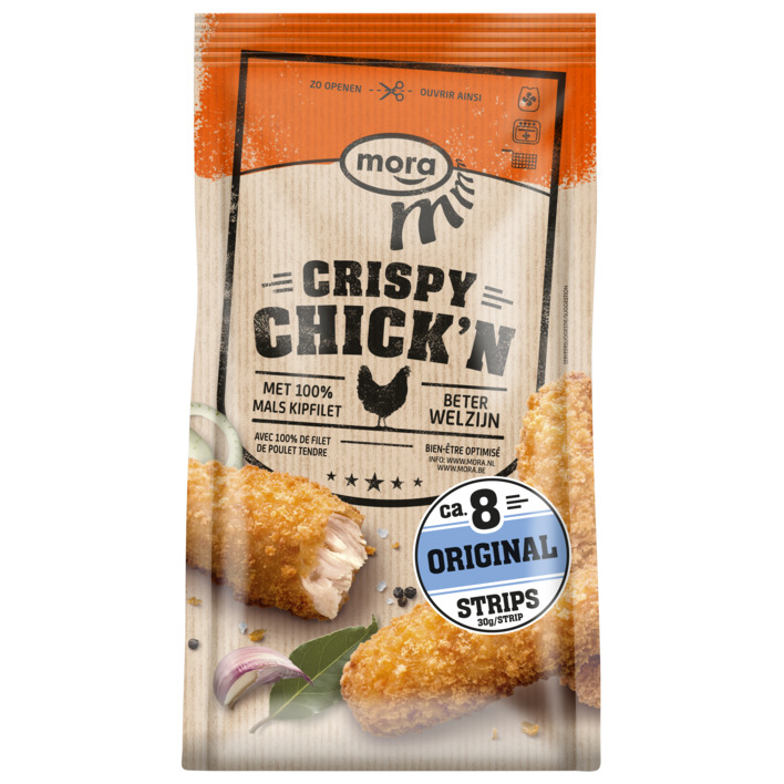 Mora Crispy chick'n original strips