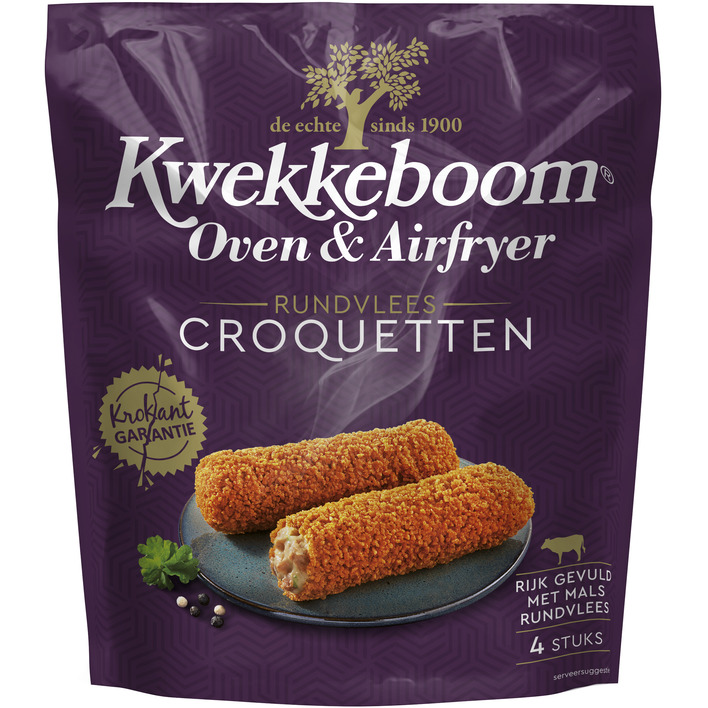 Kwekkeboom Oven & airfryer rundvlees croquetten