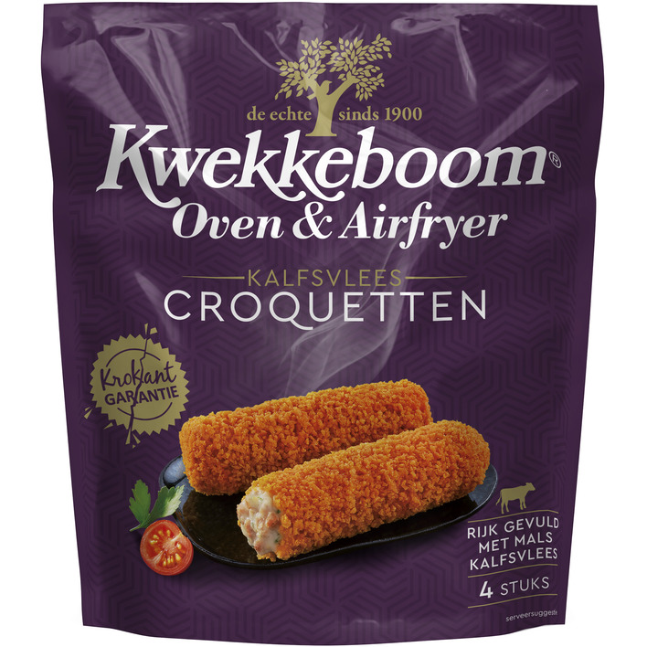 Kwekkeboom Oven en airfryer kalfsvlees croquetten