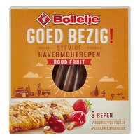 Bolletje Goed bezig havermoutrepen rood fruit