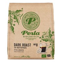 Perla Biologisch Dark roast koffiepads