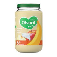 Olvarit Banaan appel zuivel 6m+