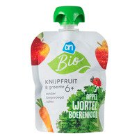AH Biologisch Knijpfruit appel wortel 6m+