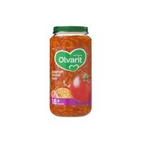 Olvarit Spaghetti tomaat ham 18m+