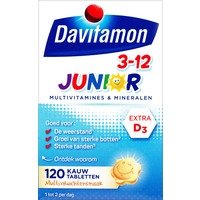 Davitamon Junior kauwvitamines 3-12 jaar