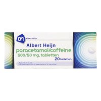 AH Paracetamol/coffeïne 500/50mg tabletten