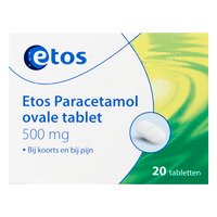 Etos Paracetamol ovale tabletten 500 mg