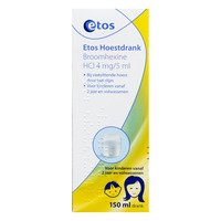 Etos Hoestdrank broomhexine HCl 4 mg/5 ml