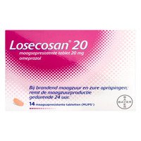 Losecosan Maagsapresistente tablet omeprazol 20mg
