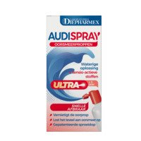 Audispray Ultra bij oorsmeerprop