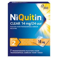 Niquitin Clear 14mg nicotine pleister stap 2