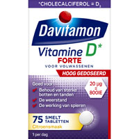 Davitamon Vitamine D3 forte smelt tabletten