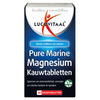 Lucovitaal Pure marine magnesium kauwtablet