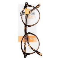 Etos Leesbril bruin rond +3