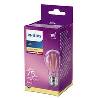 Philips Led fil standaard helder E27 75W