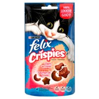 Felix Crispies zalm- & forelsmaak kattensnack
