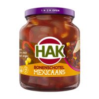 Hak Bonenschotel Mexicaans