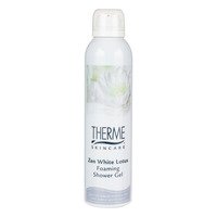 Therme Zen white lotus foaming shower gel