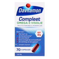 Davitamon Compleet omega-3 visolie capsules