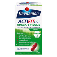 Davitamon Actifit 65+ omega-3 visolie capsules