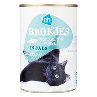 AH Blik brokjes zalm forel
