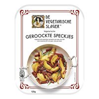 Vegetarische Slager Vegan geroockte speckjes