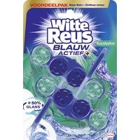Witte Reus Toiletblok blauw actief eucalyptus 2pack
