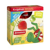 Zonnatura Knijpfruit appel aardbei bio