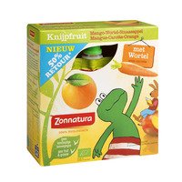 Zonnatura Biologische knijpfruit mango wortel