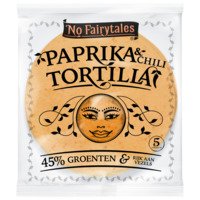No Fairytales Paprika & chili tortilla wraps