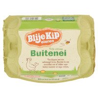 Blije Kip eieren Vrije uitloop buitenei