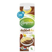 Campina Dubbelvla chocolade vanille smaak