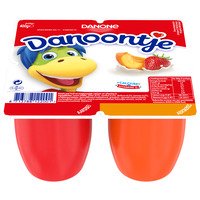 Danoontje Fruitkwark aardbei abrikoos