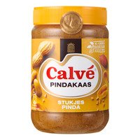 Calvé Pindakaas met stukjes pinda