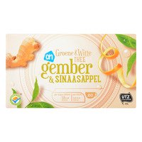 AH Biologisch Groene thee gember sinaasappel
