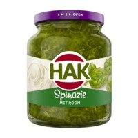 Hak Spinazie met room