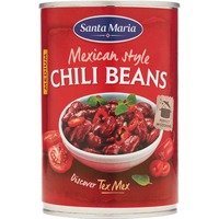 Santa Maria Mexican style chili bonen