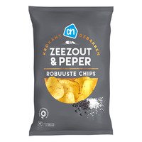 AH Robuuste chips zeezout & peper