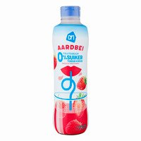 AH Siroop aardbei 0% suiker toegevoegd