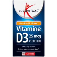 Lucovitaal Vitamine d3 25 mcg capsules