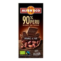 Alter Eco 90% peru dark chocolate vegan