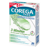Corega Tabs 3 minuten