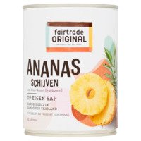 Fairtrade Original Ananas schijven op sap